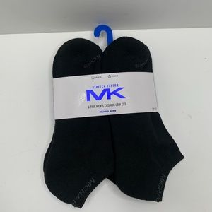 NEW Michael Kors | Men's Black 6 Pair Socks